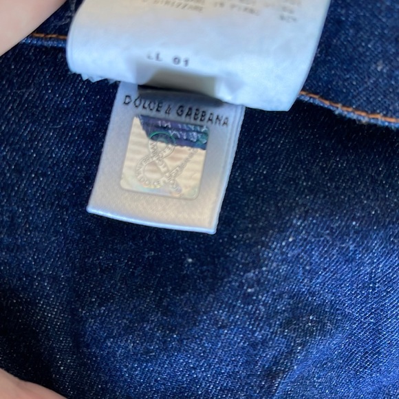 Dolce & Gabbana jean shirt. Size XS. - Picture 8 of 8